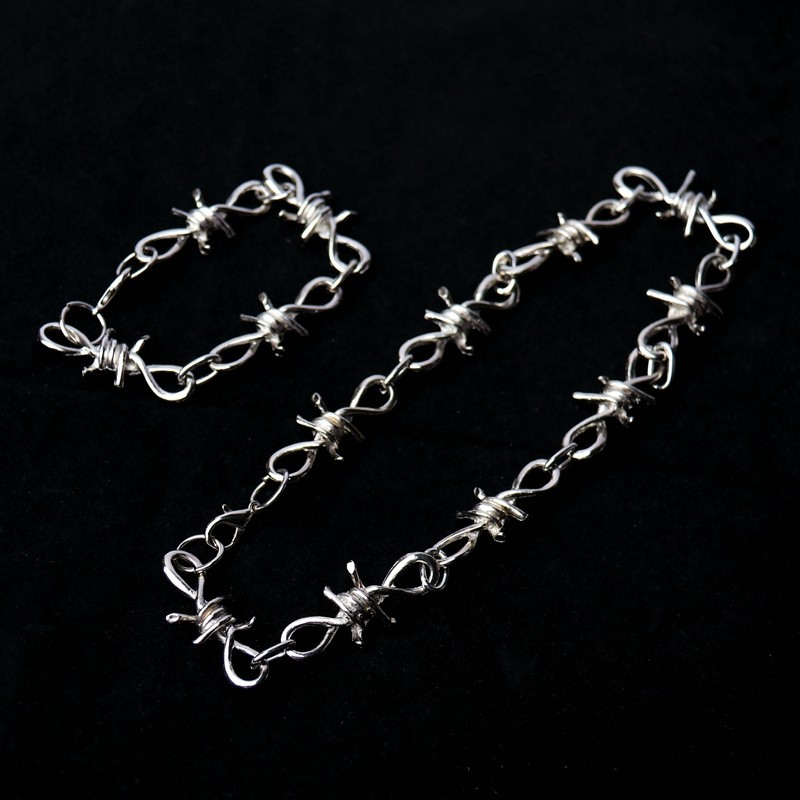 Dây Chuyền/Vòng Tay Kiểu Dáng Gai Độc Đáo Phong Cách Hip-Hop