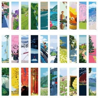 Set 30 bookmarks hình phong cảnh