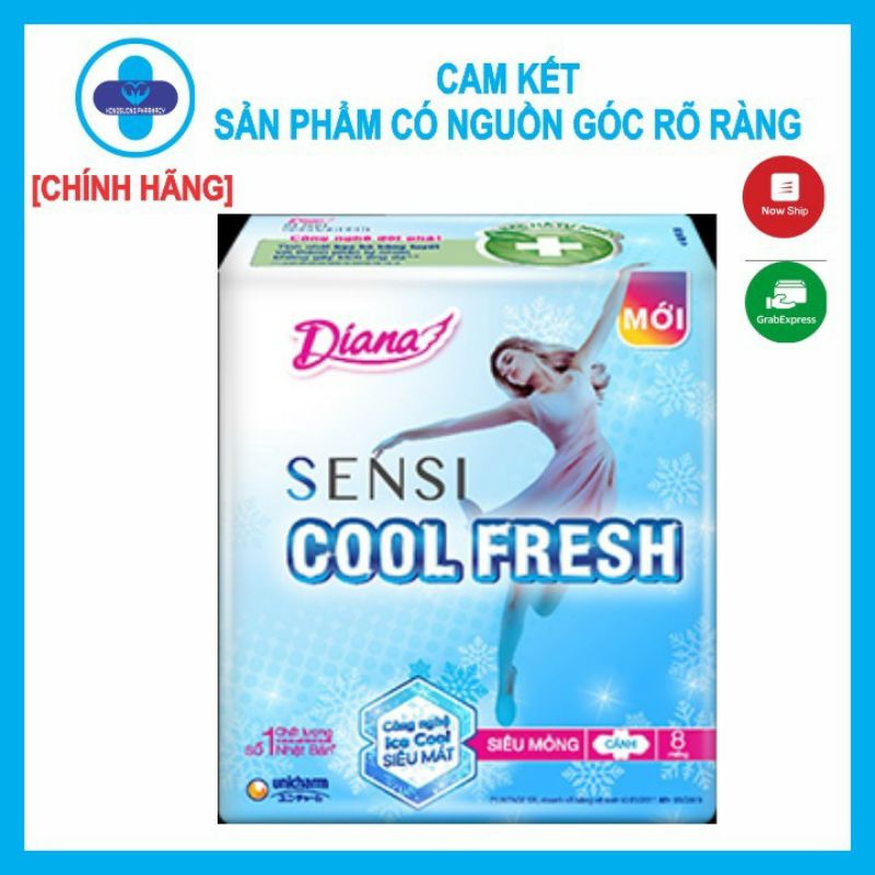 《HCM》Lốc 6 gói Băng Vệ Sinh Cool Fresh mỏng cánh / mỏng không cánh