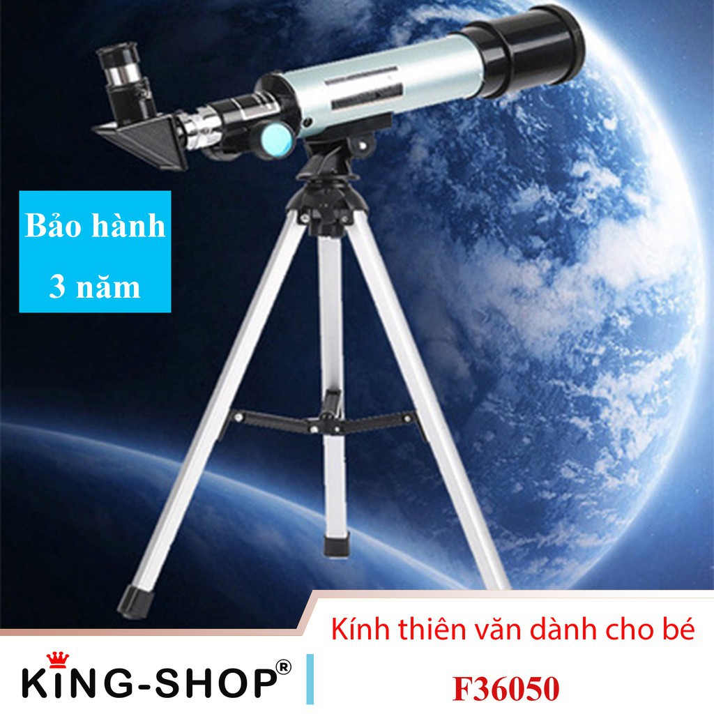 Kính thiên văn telescope F36050 - khúc xạ ngắm trăng sao cực nét, du lịch, dã ngoại, quan sát dành cho trẻ em