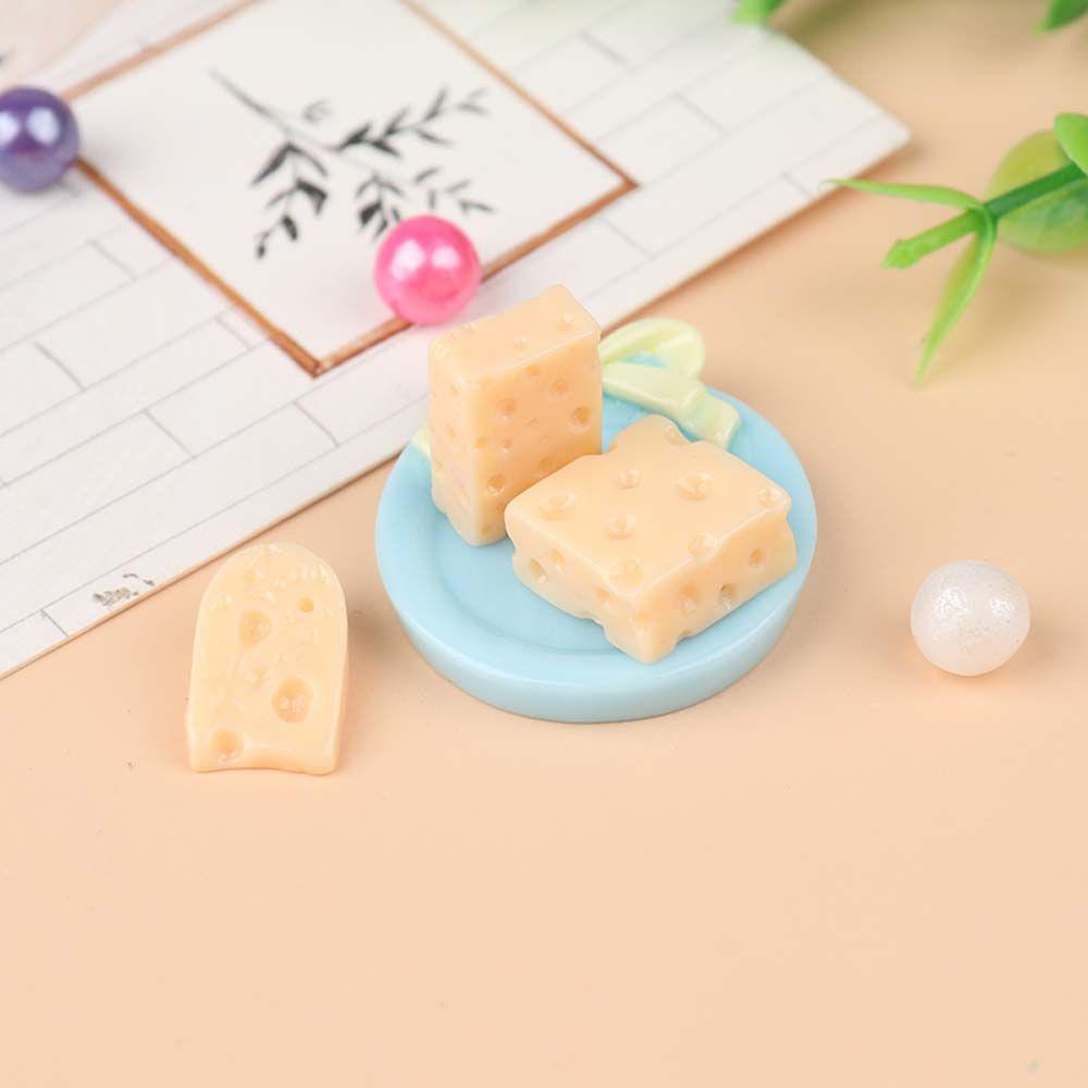 Set 10 Phô Mai Đồ Chơi Bằng Nhựa Dùng Để Trang Trí Nhà Búp Bê