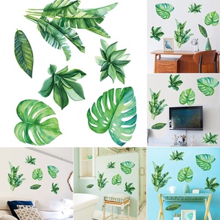 DECAL DÁN TƯỜNG LÁ XANH 5