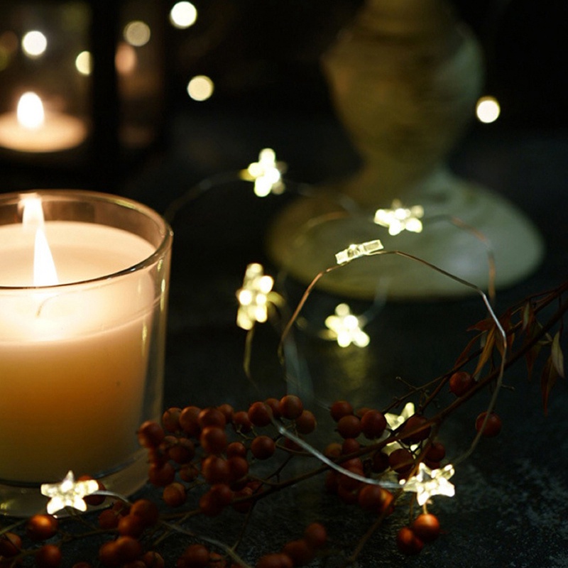 Dây Đèn LED Hình Ngôi Sao Trang Trí Tiệc Cưới