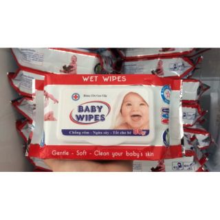 Combo 10 hộp khăn ướt Baby Wipes