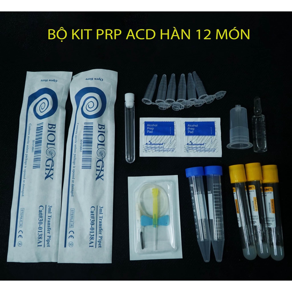 Combo 10 lọ Calci clorid hoạt hoá tiểu cầu PRP