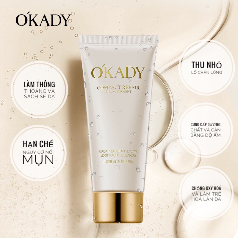Sữa Rửa Mặt O'KADY Compact Repair Bifida Ferment Hiệu Quả | BigBuy360 - bigbuy360.vn