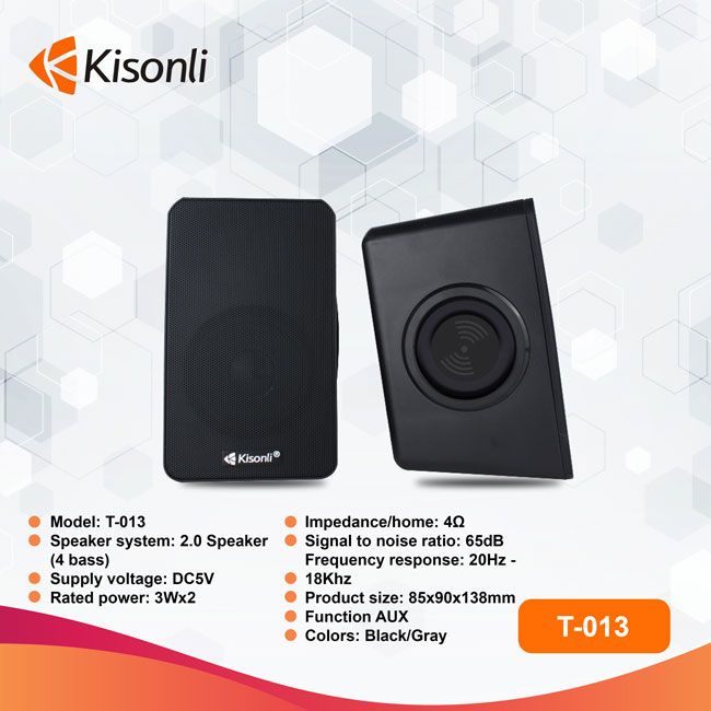 LOA VI TÍNH 2.0 kISONLI T-013