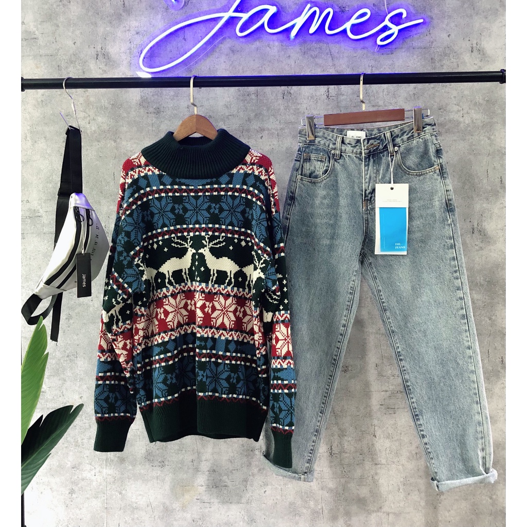 ÁO LEN THỔ CẨM NAM , ÁO LEN CHẤT DÀY HÀNG QUẢNG CHÂU LOẠI 1 CAO CẤP JAMES STORE