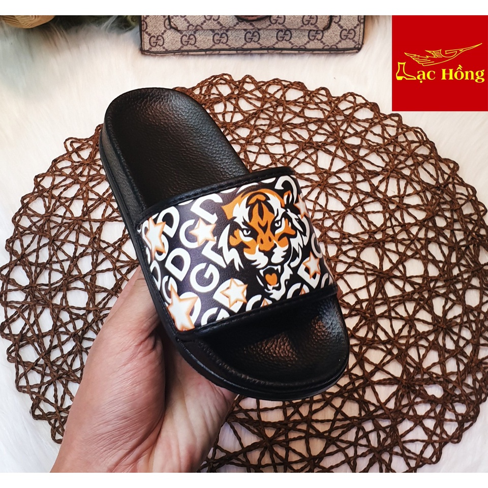 Dép trẻ em quai ngang in hình Tiger Lạc Hồng