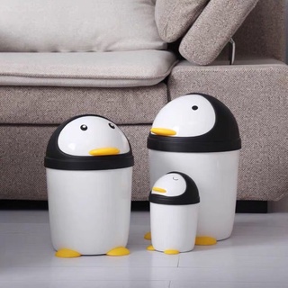 Thùng rác mini hình chim cánh cụt