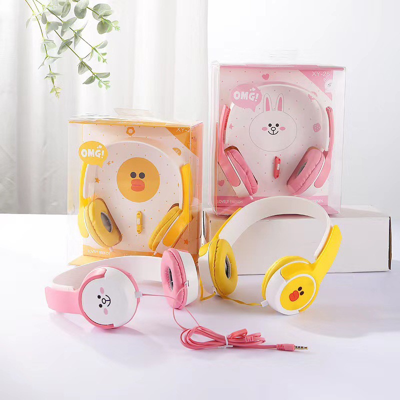 Tai nghe Rabbit - Bear - Duck tai nghe chụp tai Thỏ - Gấu - Vịt siêu đáng yêu siêu dễ thương, Bảo đảm giống hình.