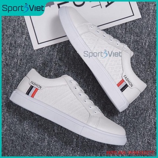 Giày Sneaker nam màu trắng phong cách Hàn Quốc - Hamishu-A93