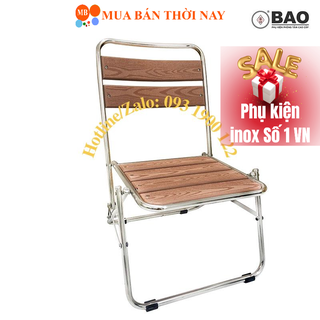 Ghế xếp inox gx – b004 inox bảo