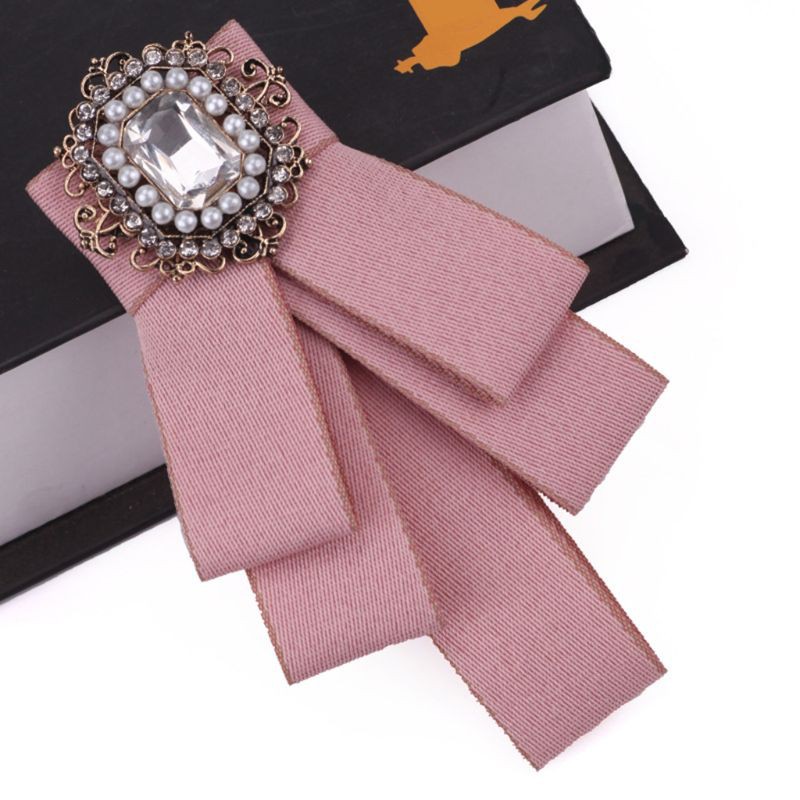 Ghim Cài Áo Hình Nơ Xinh Xắn 5 Màu Lựa Chọn