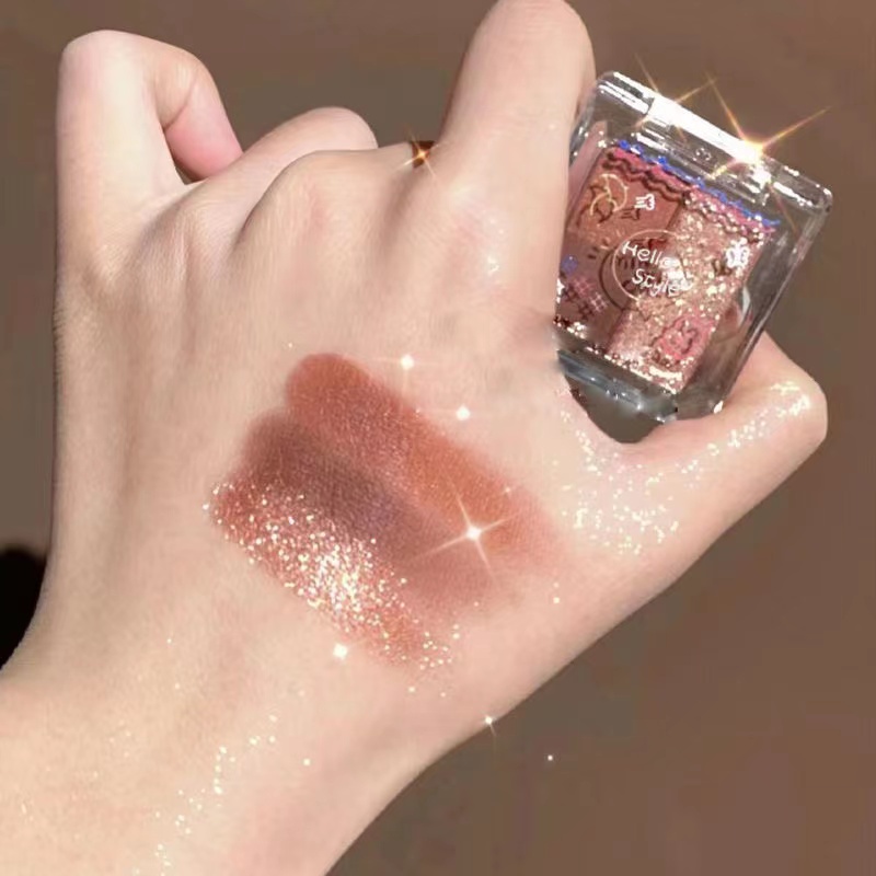 Bảng Phấn Mắt Apopa Mini Lấp Lánh Chống Thấm Nước