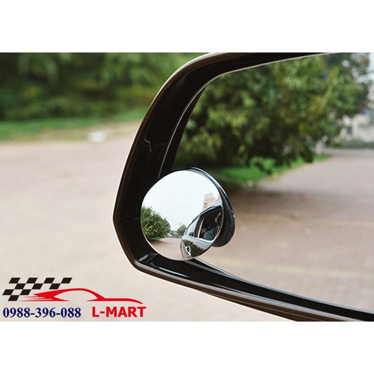 (LOẠI XỊN DÍNH 3M) Bộ 2 gương cầu lồi xoay 360 cao cấp cho ô tô - Sz633