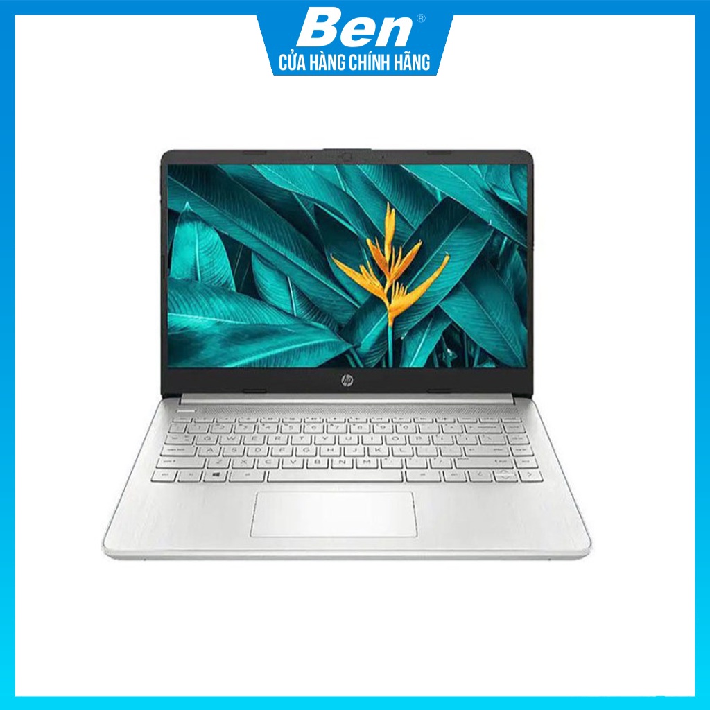 Laptop HP 14s-fq1080AU(4K0Z7PA) -(Natural Silver-RAM 4GB-256GB SSD-AMD Radeon Graphics-14 inch HD-3 Cell)
