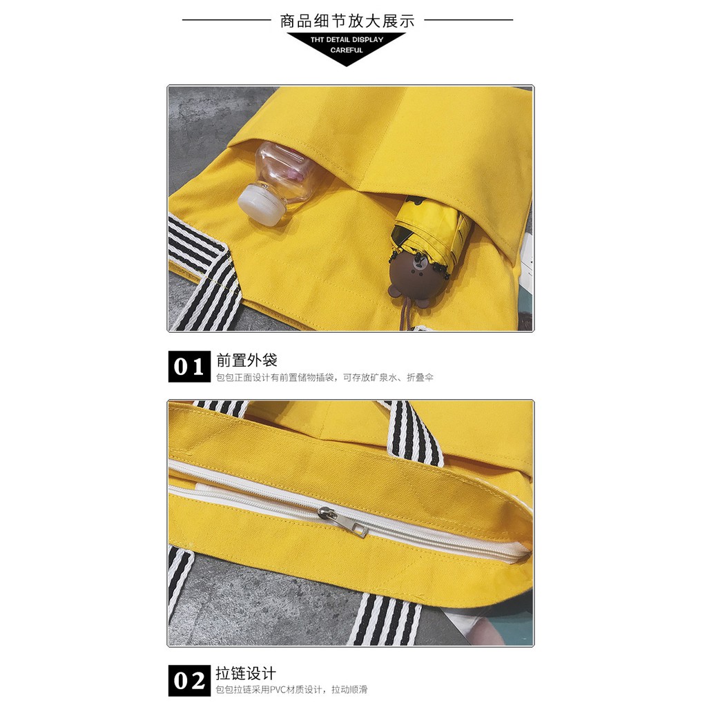 TÚI VẢI THỜI TRANG CAO CẤP CAO 37CM