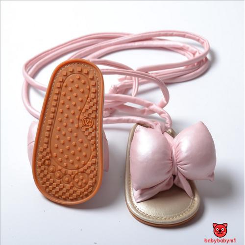 Giày Sandal Đính Nơ Thời Trang Cho Bé Gái