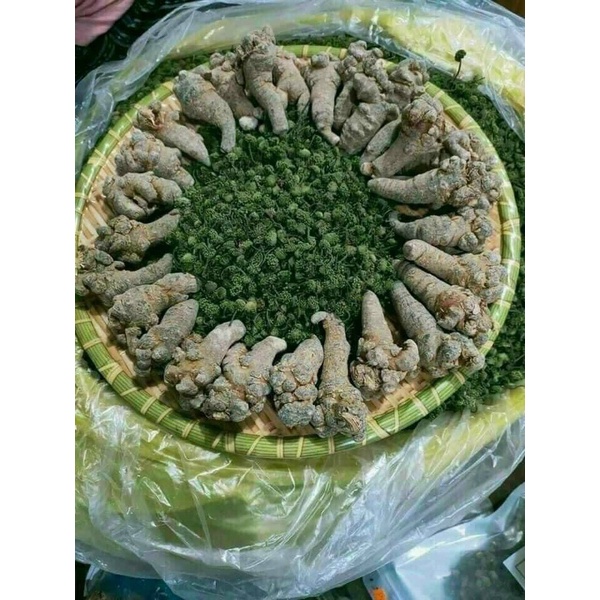 NỤ HOA TAM THẤT XANH ĐẸP  - HÀNG VIỆT NAM - LOẠI 1 THƯỢNG HẠNG - QUÀ BIẾU TẶNG CAO CẤP