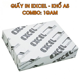 1 gam giấy in đơn hàng a5 excel 70gsm - giấy in excel giá rẽ