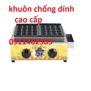 máy làm bánh  takoyaki Nhật Bản chất lượng cao,sử dụng gas,máy làm bánh bạch tuộc 2 khuôn
