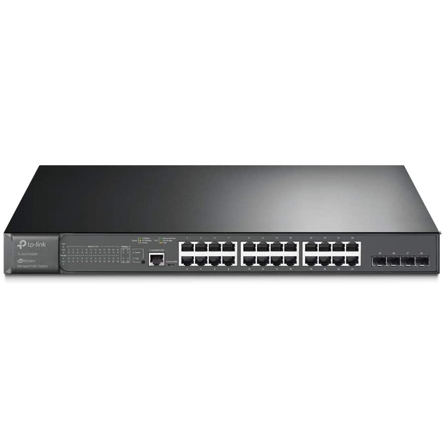 Bộ Chia Mạng, Thiết Bị Chuyển Mạch TL-SG3428MP, Switch 28 cổng Gigabit, 24 cổng PoE+