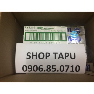 {Chính hãng - Ảnh thật} Bột Tẩy Trắng Răng Eucryl Anh 50g