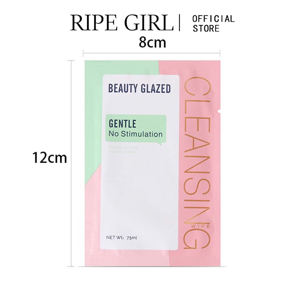 Khăn Cotton Tẩy Trang Rie GIRL Chiết Xuất Bơ Chăm Sóc Da