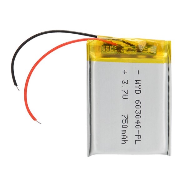 Pin Lithium - Ion 3.7V 603040 750mah