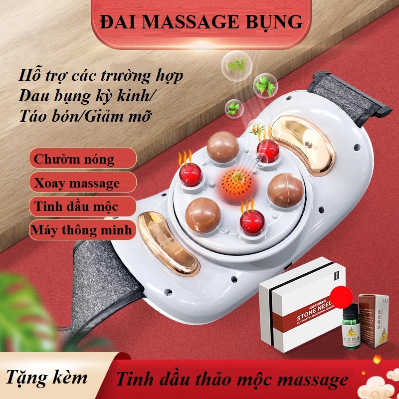 Đai massage bụng, máy rung giảm mỡ bụng, máy tan mỡ bụng - H1078