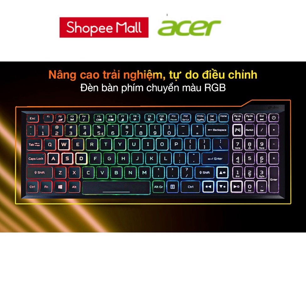 Laptop Acer Nitro 5 Eagle AN515-57-54MV (Core i5-11400H + RTX 3050)
