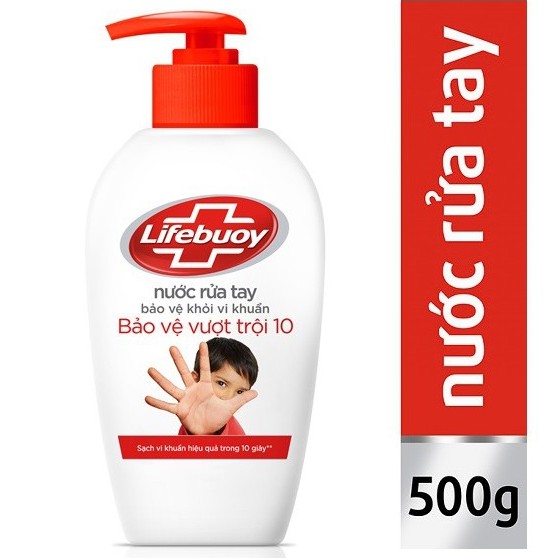 Nước Rửa Tay LifeBouy 180g/450g Diệt khuẩn 99,9%