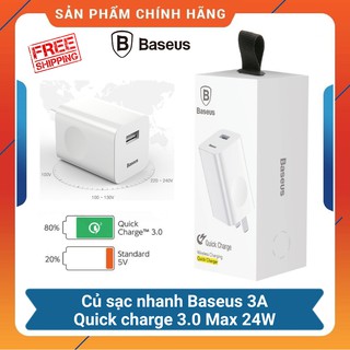 Củ sạc Quick charge 3.0 Baseus AX02