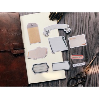 Sticker retro tags