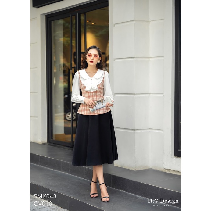 Áo kiểu tiểu thư, thanh lịch thiết kế H.Y Design - SMK043