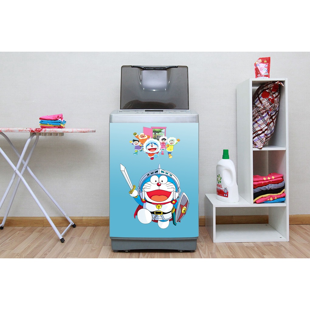 Decal trang trí máy giặt