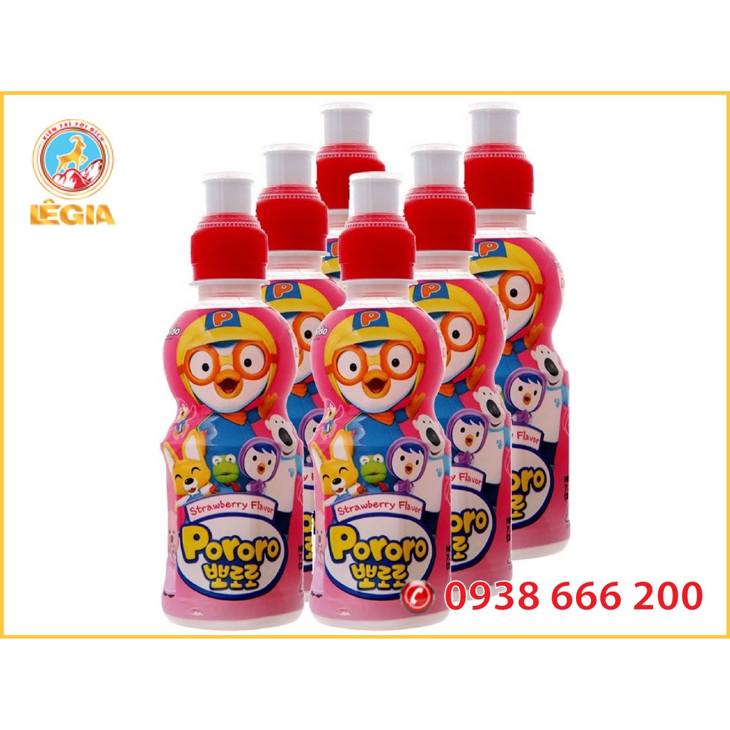 NƯỚC TRÁI CÂY PORORO VỊ DÂU 235ML