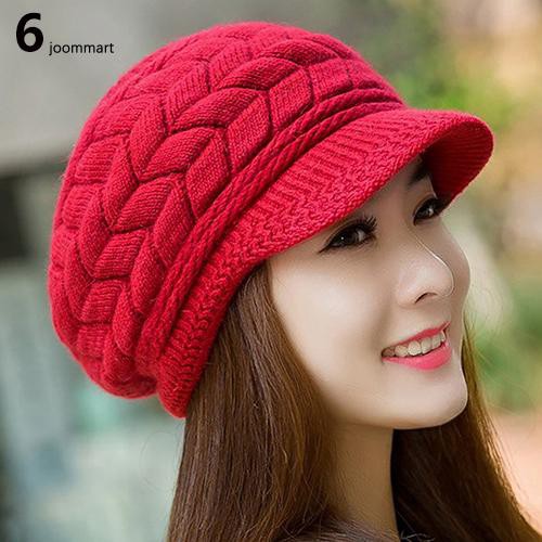 Mũ len beret thiết kế thời trang dễ thương cho nữ