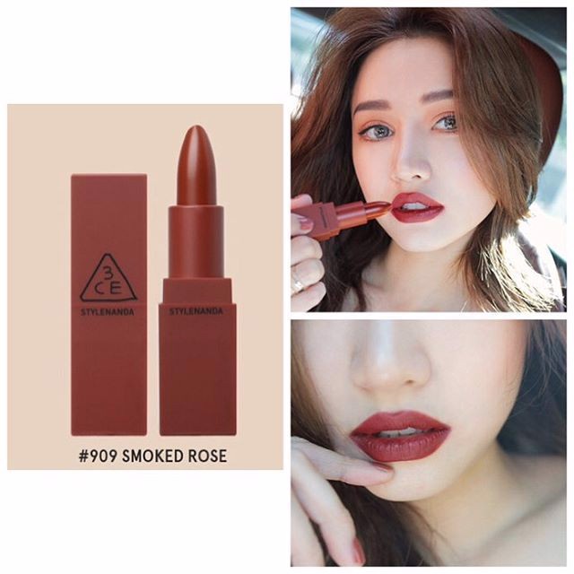 Son Thỏi 3CE Mood Recipe Matte Lip Color (114 + 116 + 909 )