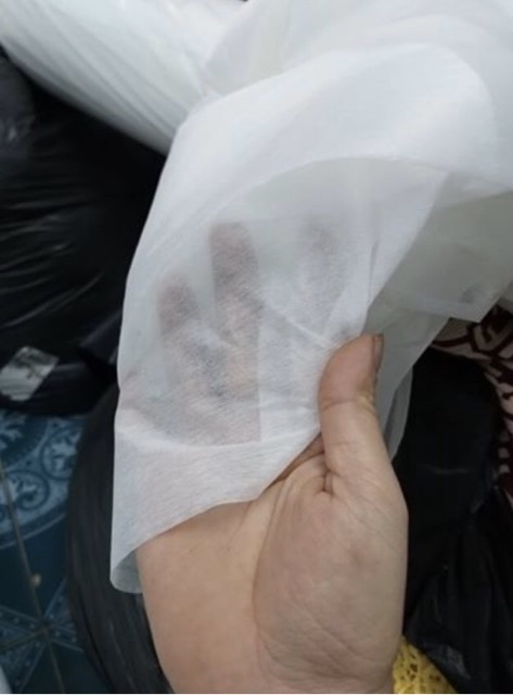 Combo may khẩu trang vải+chun:1mvải không dệt+2mvải kháng khuẩn+3mchun