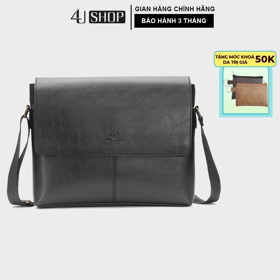 Túi Da Nam 4U Công Sở Sang Trọng DN269 (đen - nâu) - Hàng mới về