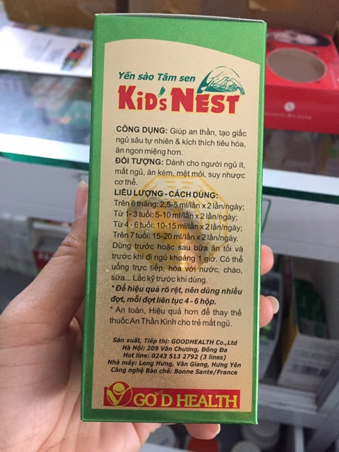 Yến sào KID’S NEST Tâm Sen - không ăn ngủ ngon, hoàn 200% tiền