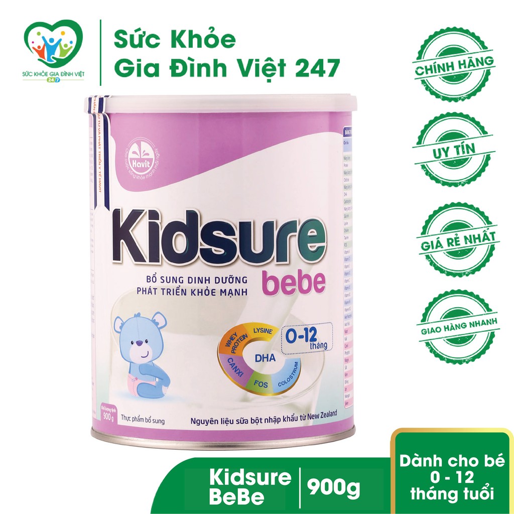 Sữa Kidsure bebe 900g - Dòng sản phẩm của Havit