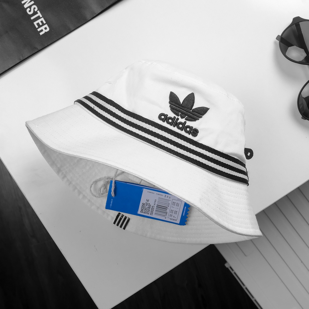 Nón bucket, nón vành thời trang unisex họa tiết họa tiết phối sọc nhà das, lên ảnh bao đẹp 9598