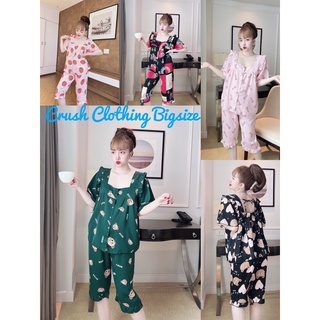 [Mẫu Đẹp]Pyjama Đồ Bộ Bigsize TNQD 55-100kg Diện cực Đẹp Chất Satin Cao Cấp