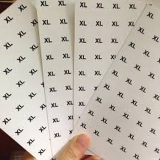 Tem decal size, số dán hàng có sẵn