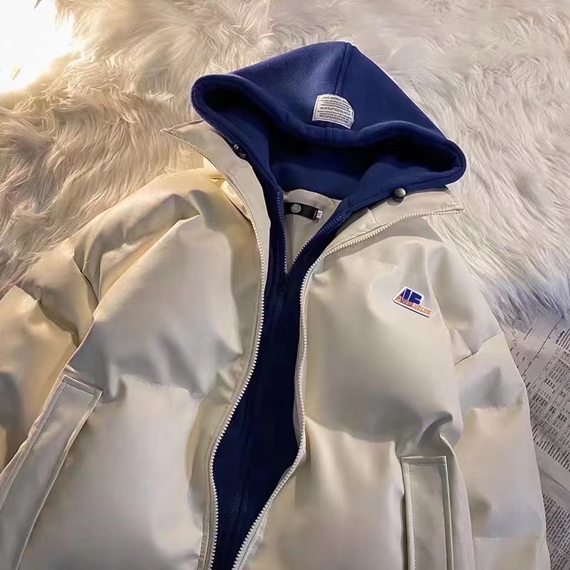 Áo Phao Nam Xuất Khẩu,Chất Siêu Đẹp, Áo Khoác Nam Da Kết Hợp Mũ Nỉ Cực Ấm Jean Store k02