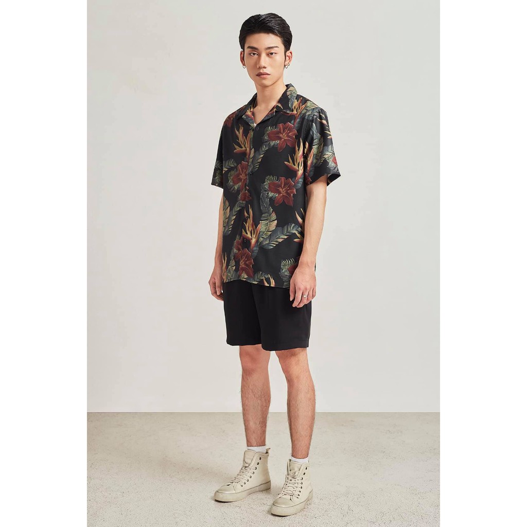 Áo Sơ Mi Ngắn Tay Nam Họa Tiết HIGHWAY MENSWEAR Tomas Cuban Shirt | BigBuy360 - bigbuy360.vn