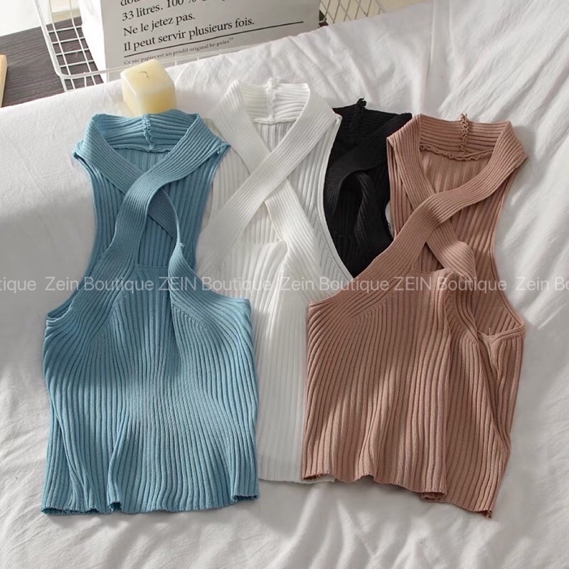 ÁO DỆT KIM THIẾT KẾ ĐAN CHÉO